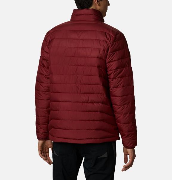 Columbia Powder Lite Insulated Jacket Red For Men's NZ8124 New Zealand